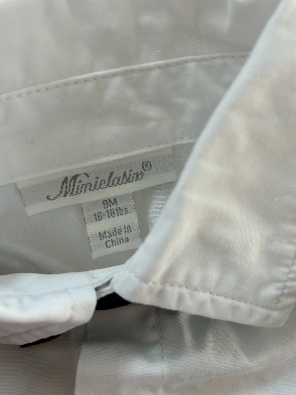 Miniclasix Boys Formal Outfit White Button Down Shirt Seersucker Shorts NWT